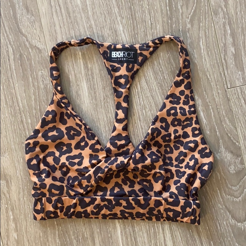 beach riot sports bra